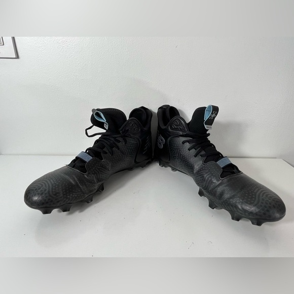 New Balance Mens Size 13 FREEZBK3 La Crosse Cleats Turf Shoe Black - Picture 2 of 10